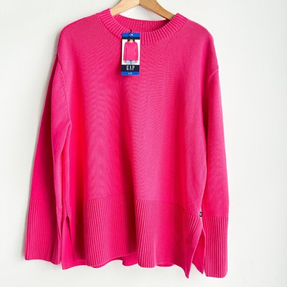 GAP PINK Pullover Sweater 100% Cotton L - Picture 5 of 5